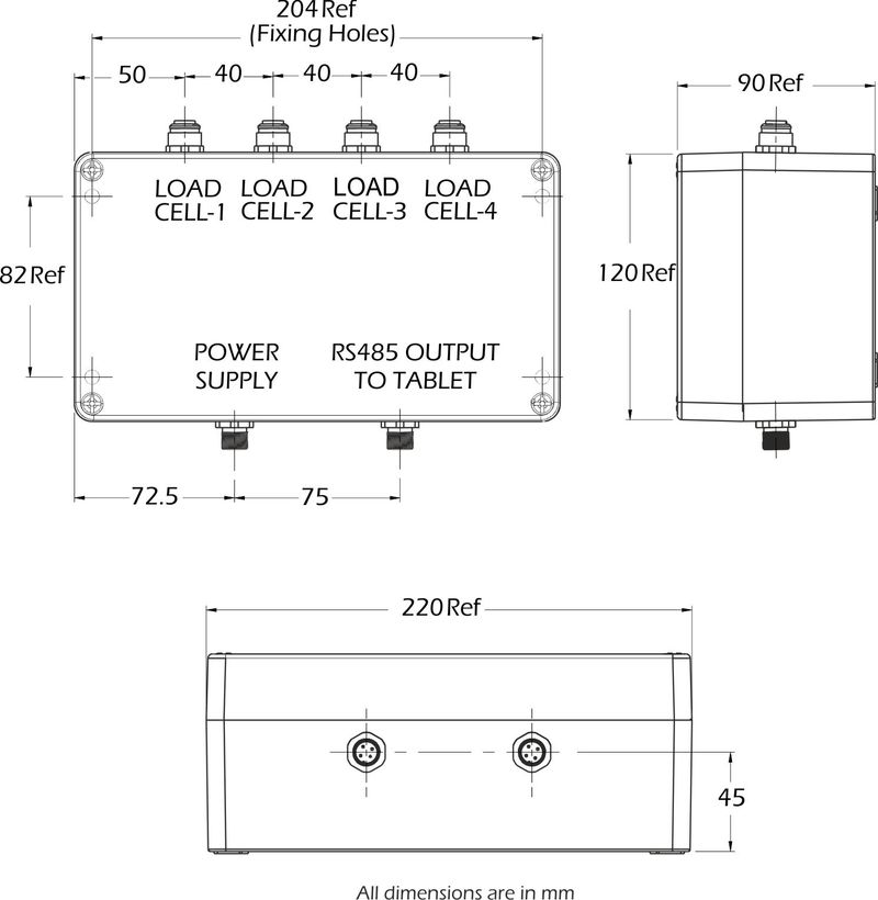 cwm-1 interface module dimensions